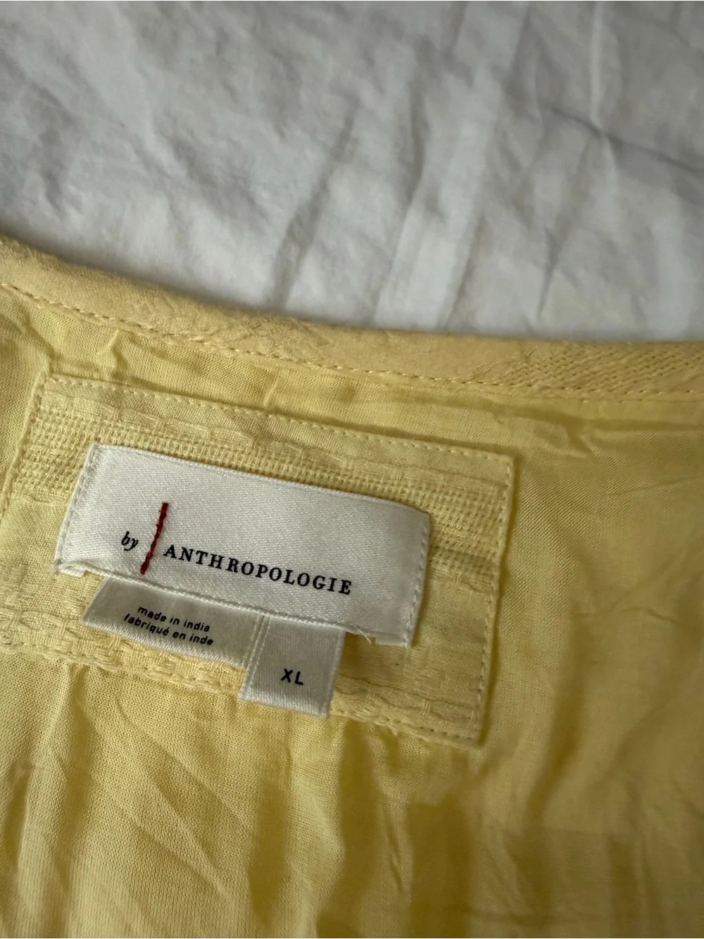 ANTHROPOLOGIE The Somerset Maxi Dress Canary Yellow XL - Picture 8 of 16